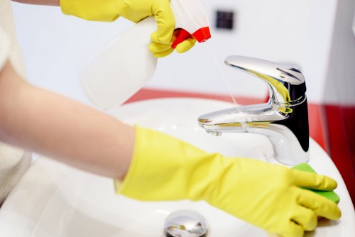 Professional curtain dust removal for fabric drapes