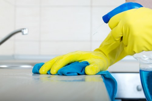 Deep cleaning equipment used on commercial carpets in Hackney Wick