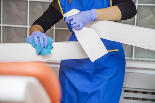 Deep cleaning a fabric sofa in Hackney Wick to remove stains and dust